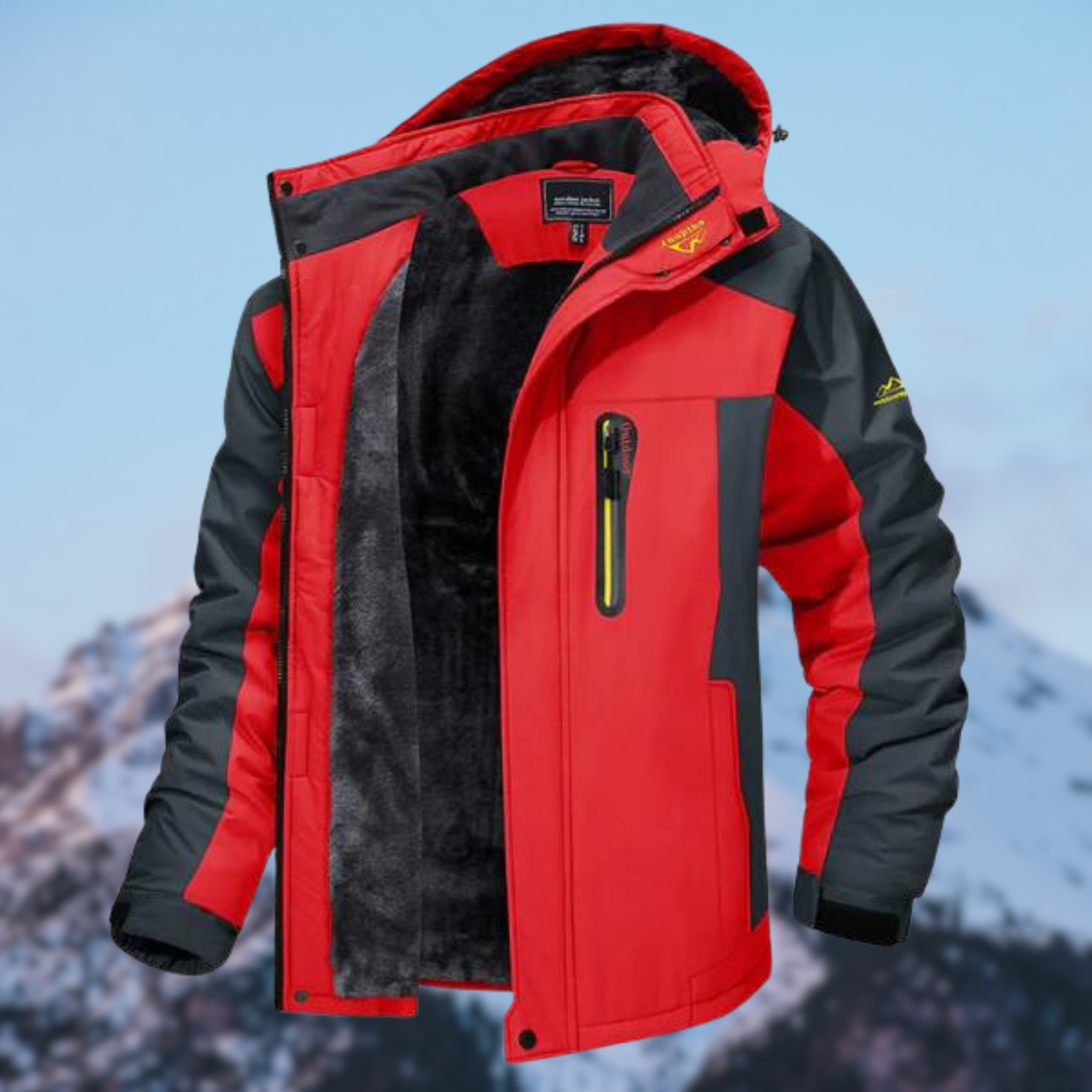 Heren Winterjas – Met Fleecevoering en Capuchon