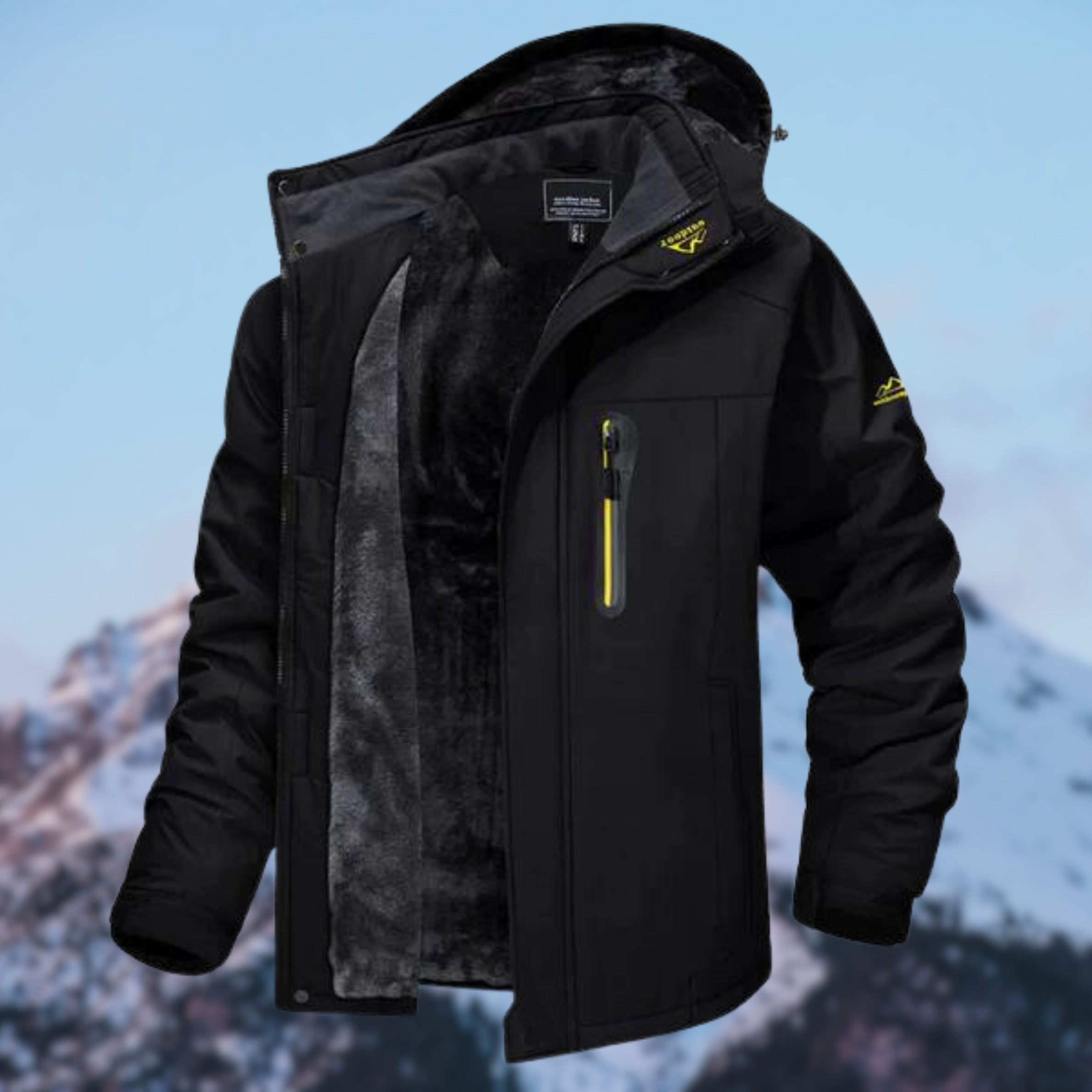 Heren Winterjas – Met Fleecevoering en Capuchon