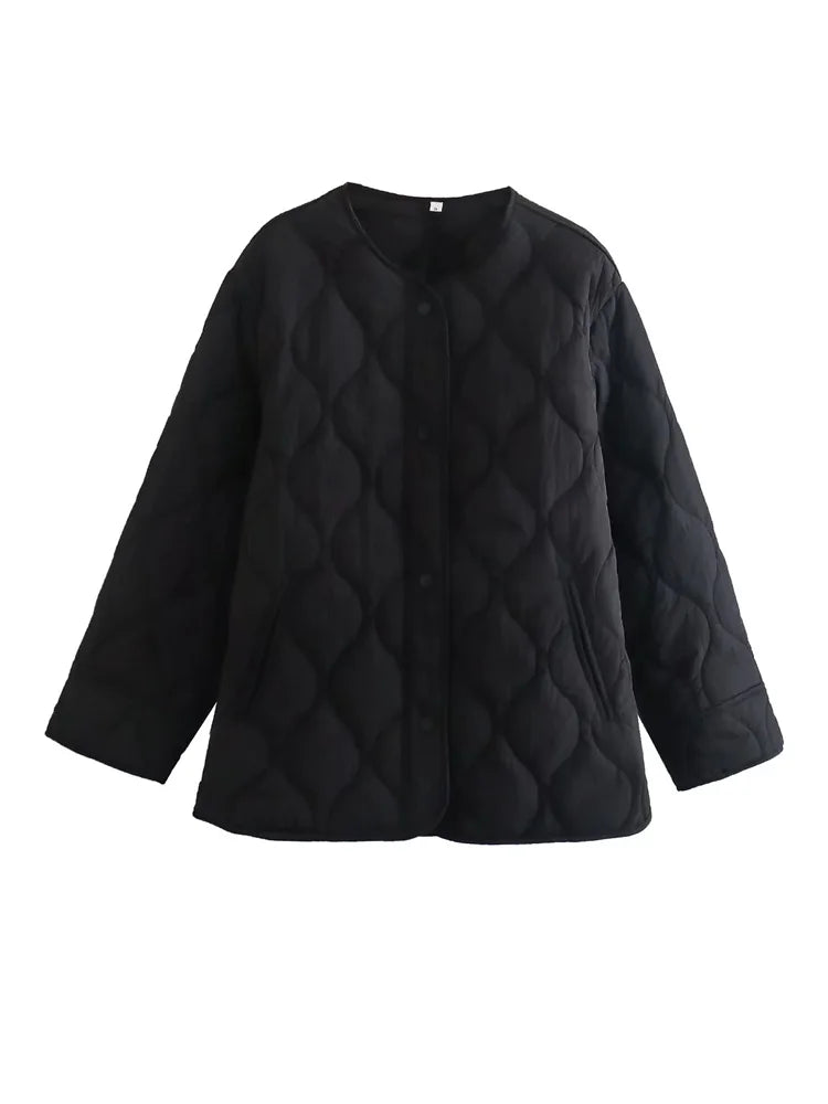 Elena – Oversized Winterjas voor Dames | Stijlvol & Warm