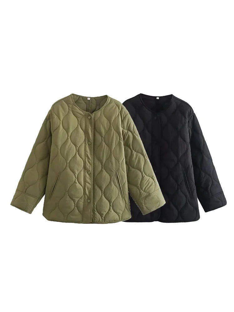Elena – Oversized Winterjas voor Dames | Stijlvol & Warm