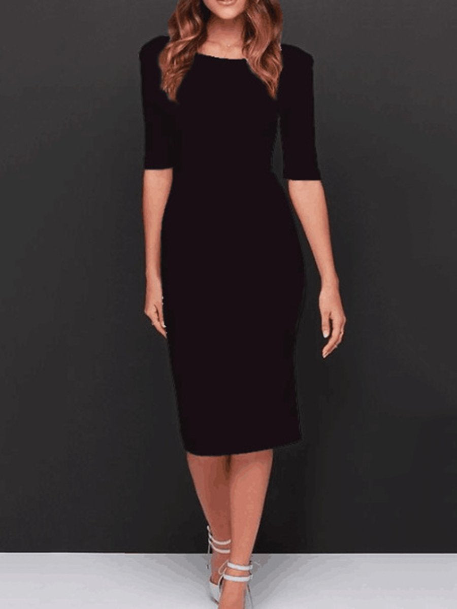 Valeria | Elegante Bodycon Jurk – Tijdloos & Verfijnd