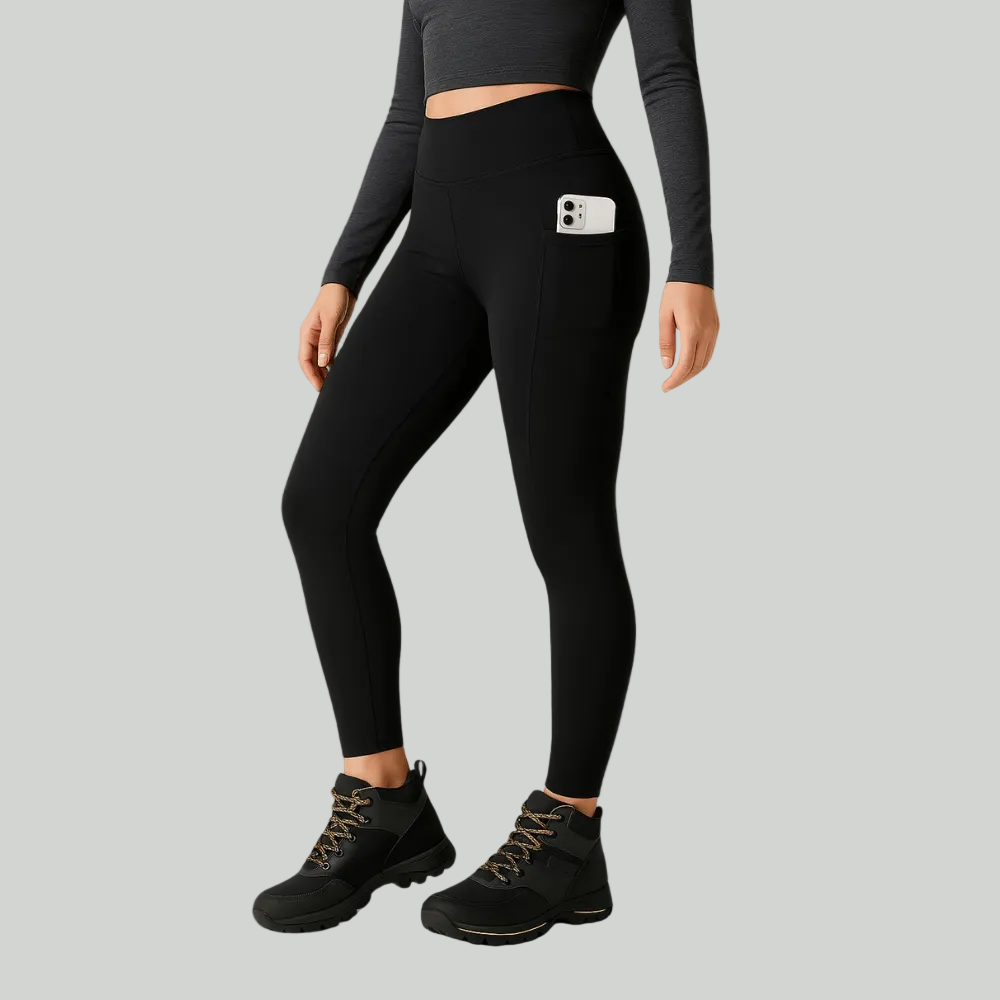 Dames Stretch Hiking Legging – Hoge Taille voor Outdoor Beweging