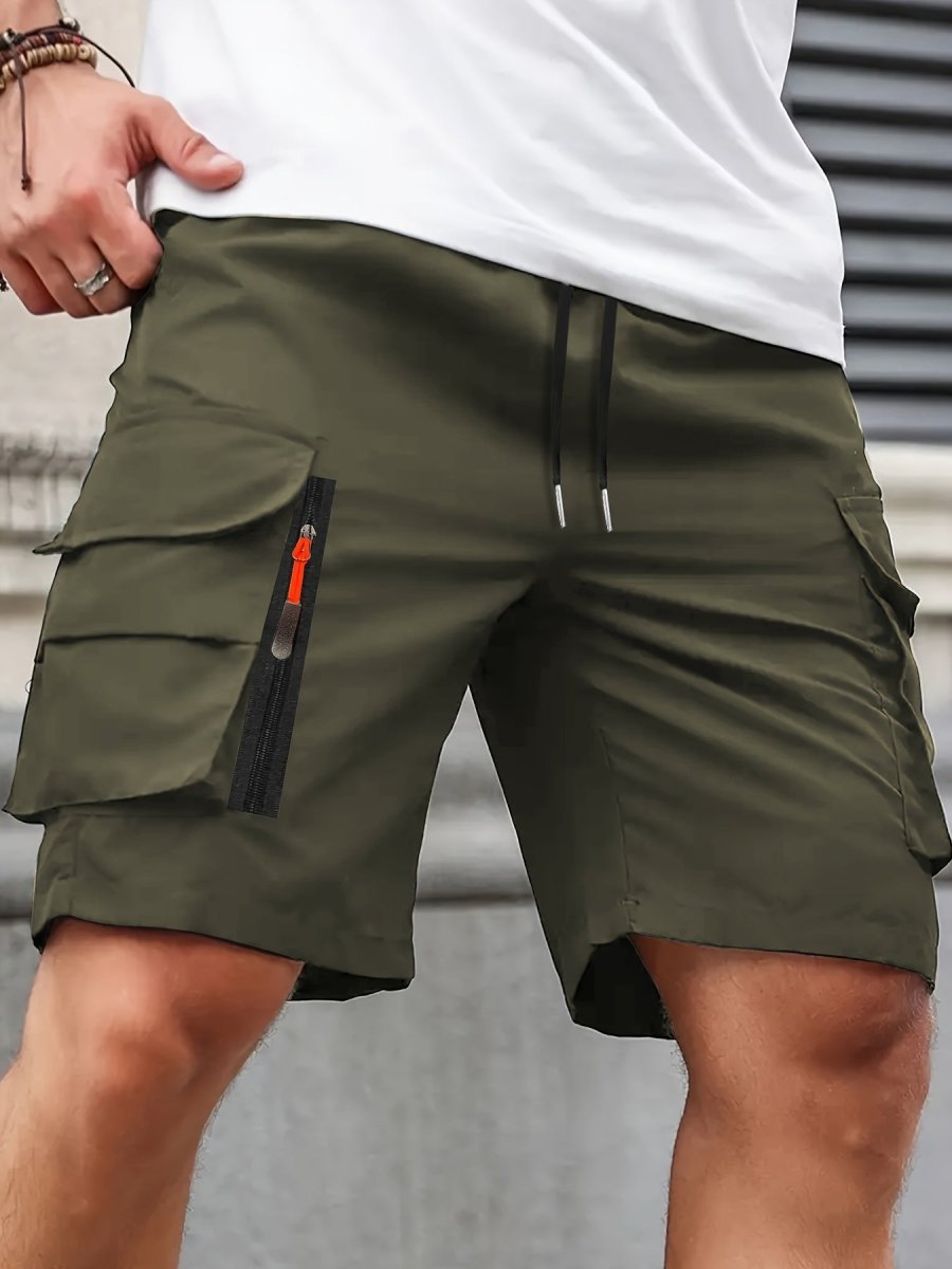 Lichtgewicht Cargo Shorts met Ritszakken voor Heren – Comfortabel voor Zomergebruik
