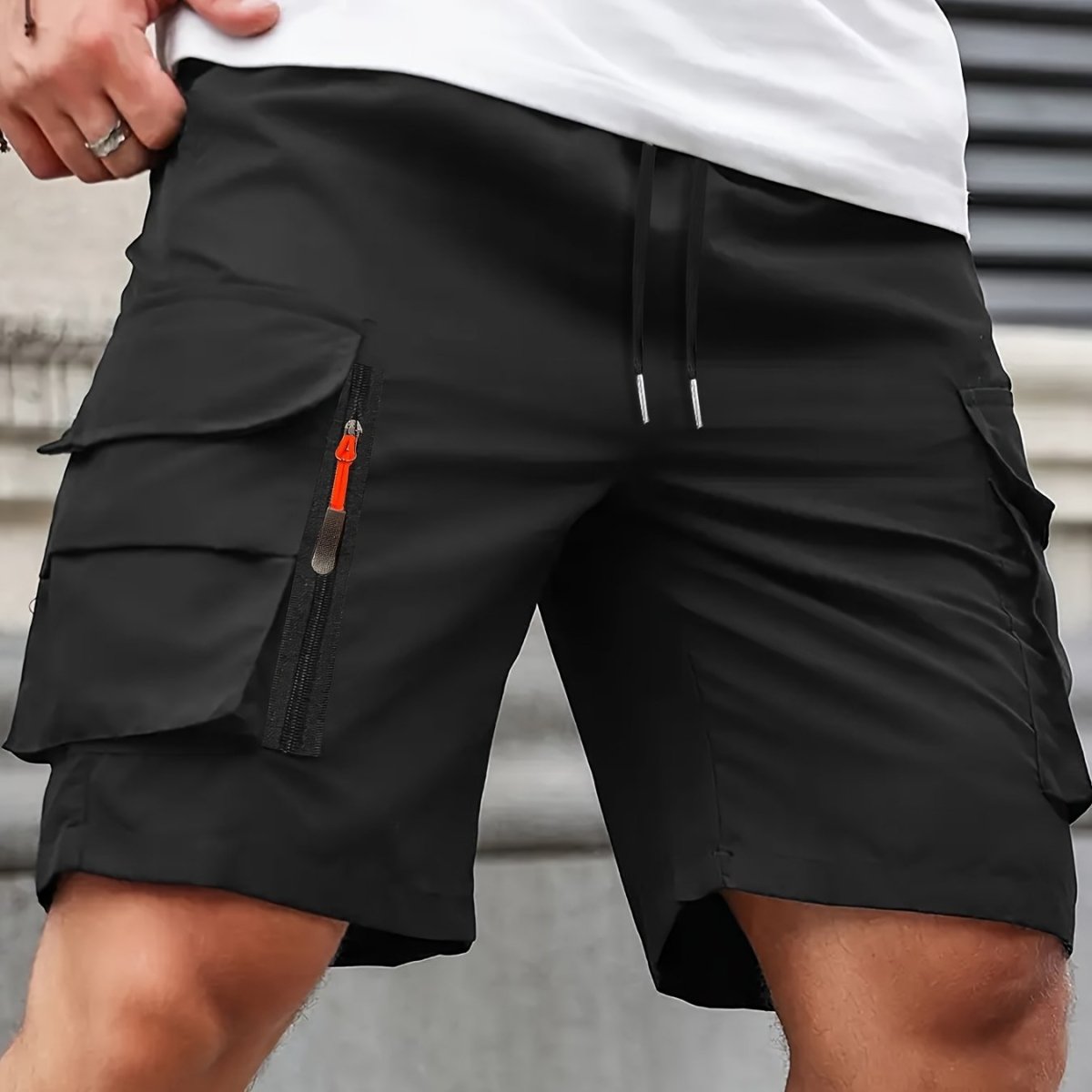 Lichtgewicht Cargo Shorts met Ritszakken voor Heren – Comfortabel voor Zomergebruik