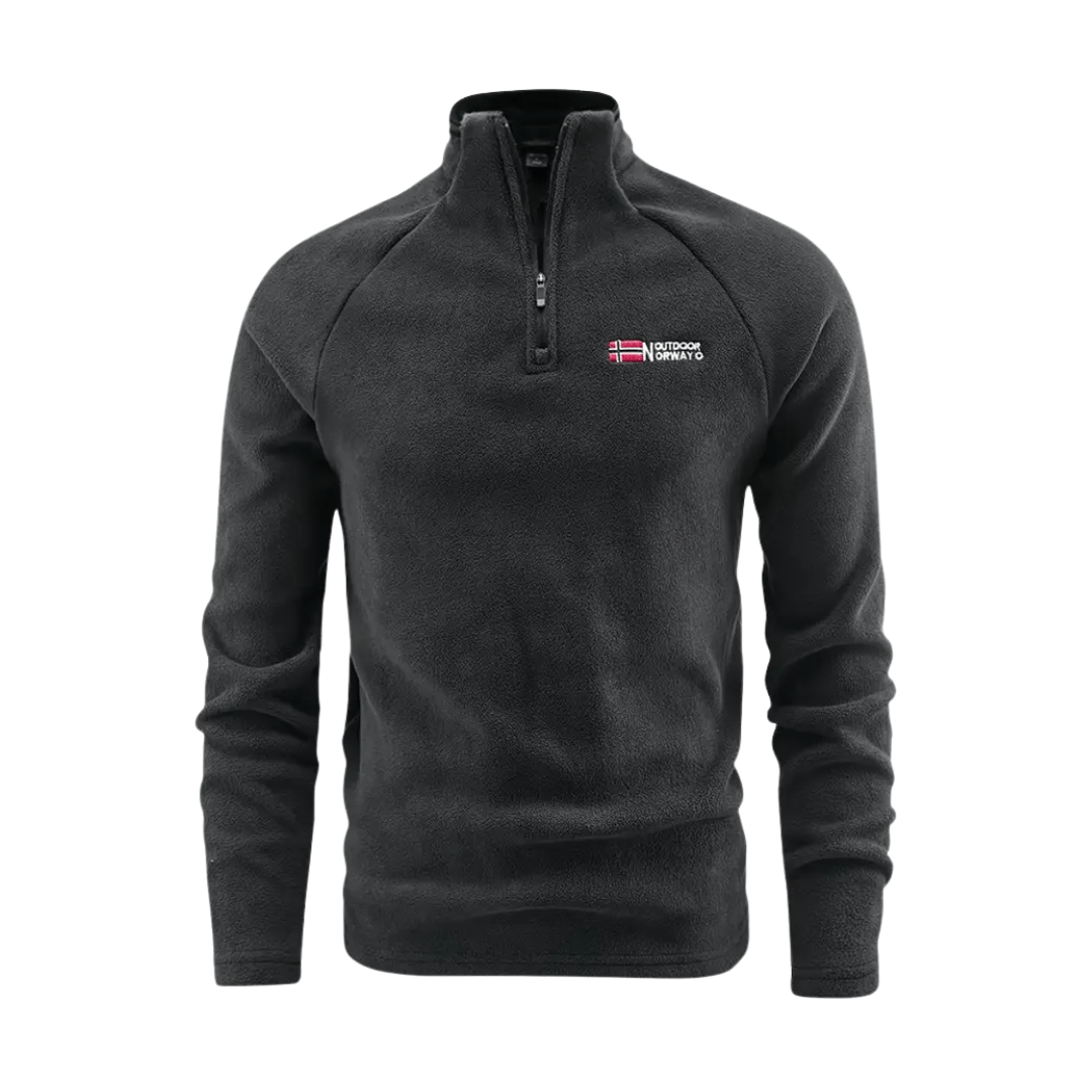 Heren Thermische Fleece Half-Zip Jas – Ademend en Comfortabel voor Koud Weer
