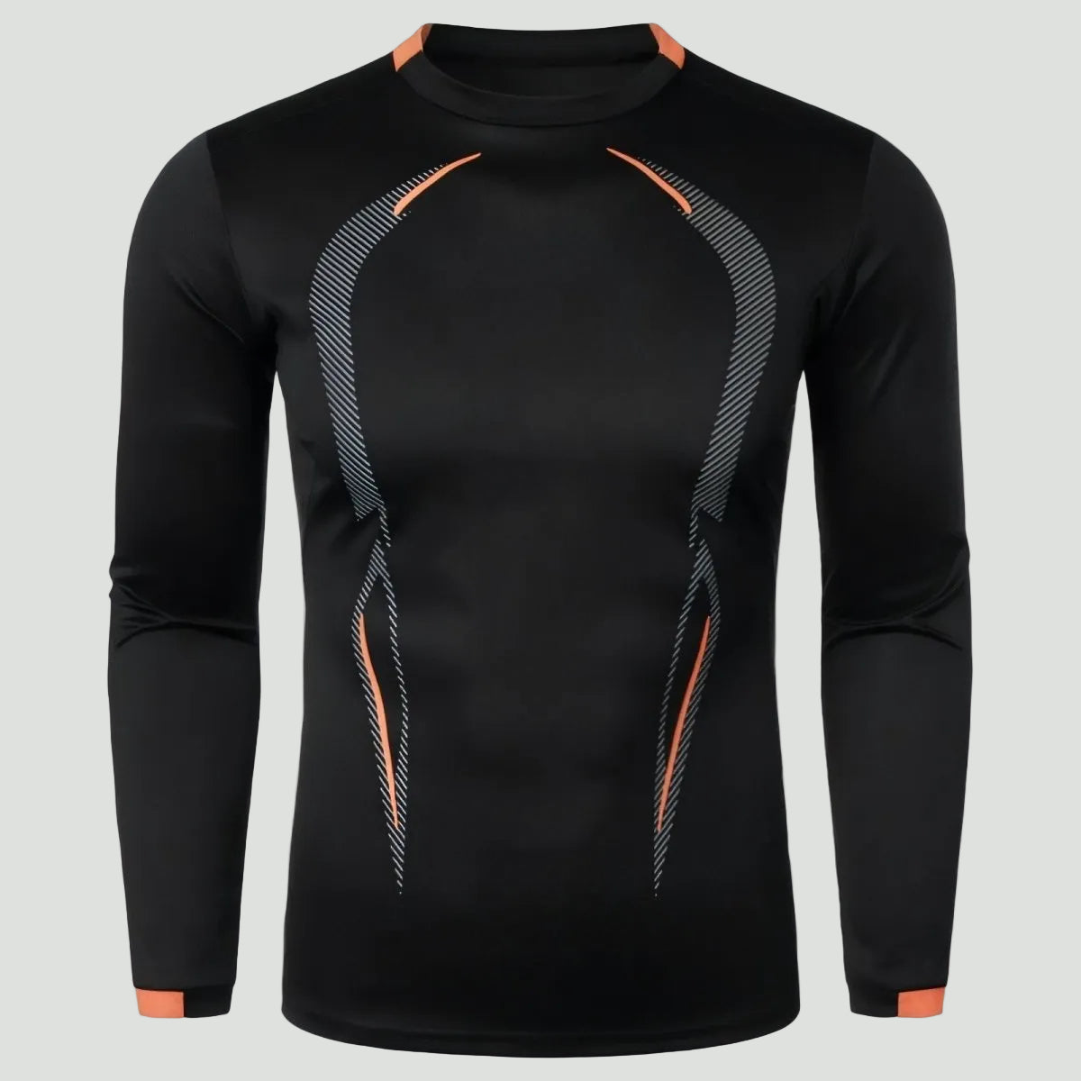 Heren Ademend Outdoor T-Shirt met Lange Mouwen – Lichtgewicht Trail Layer