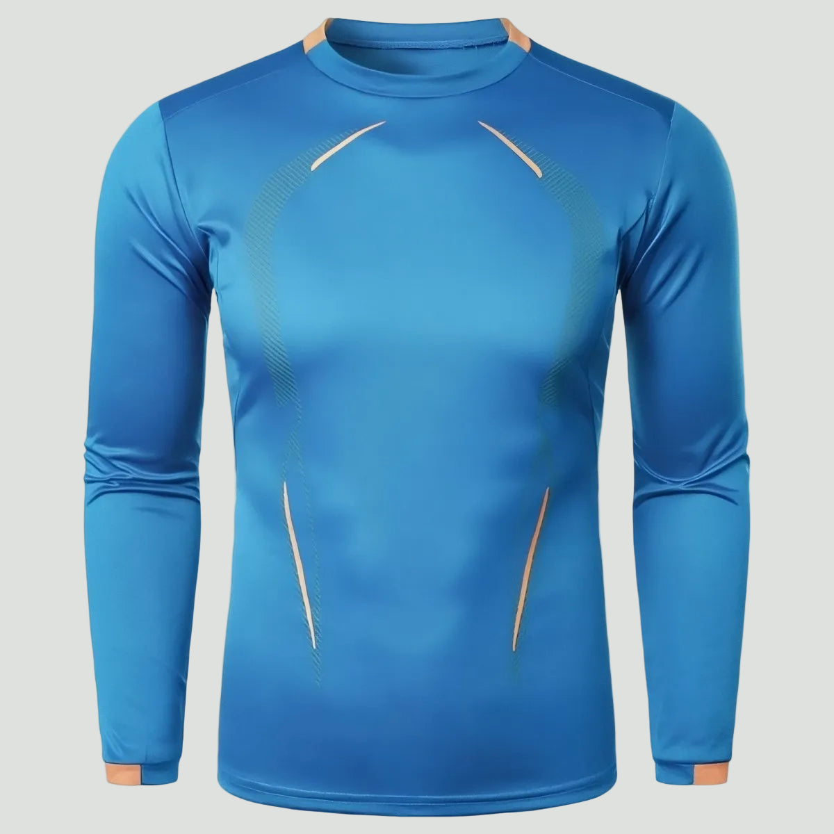 Heren Ademend Outdoor T-Shirt met Lange Mouwen – Lichtgewicht Trail Layer
