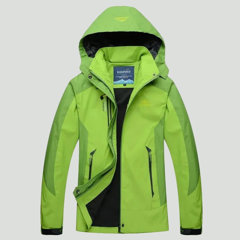 Geïsoleerde Regenjas – Waterafstotende Outdoor Laag voor Koele Omstandigheden