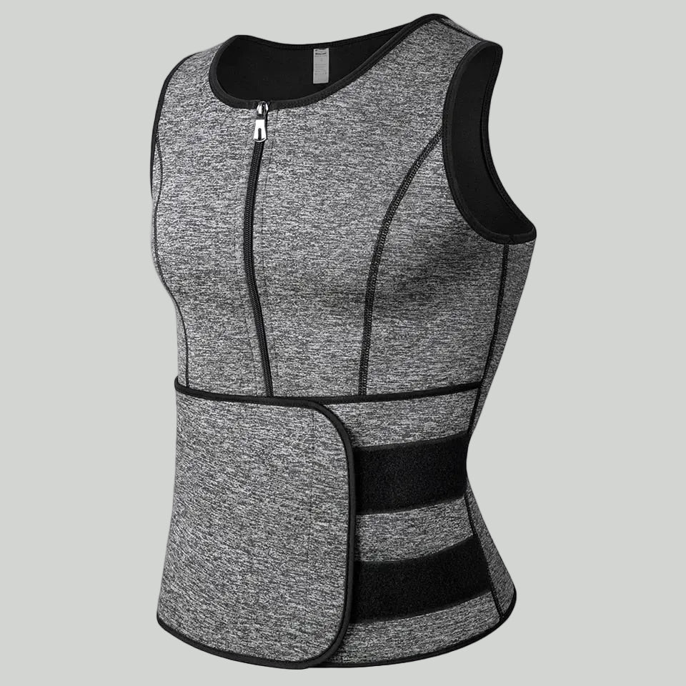 Heren Compressie Trainingsvest – Lichtgewicht Ondersteuning voor Actief Gebruik