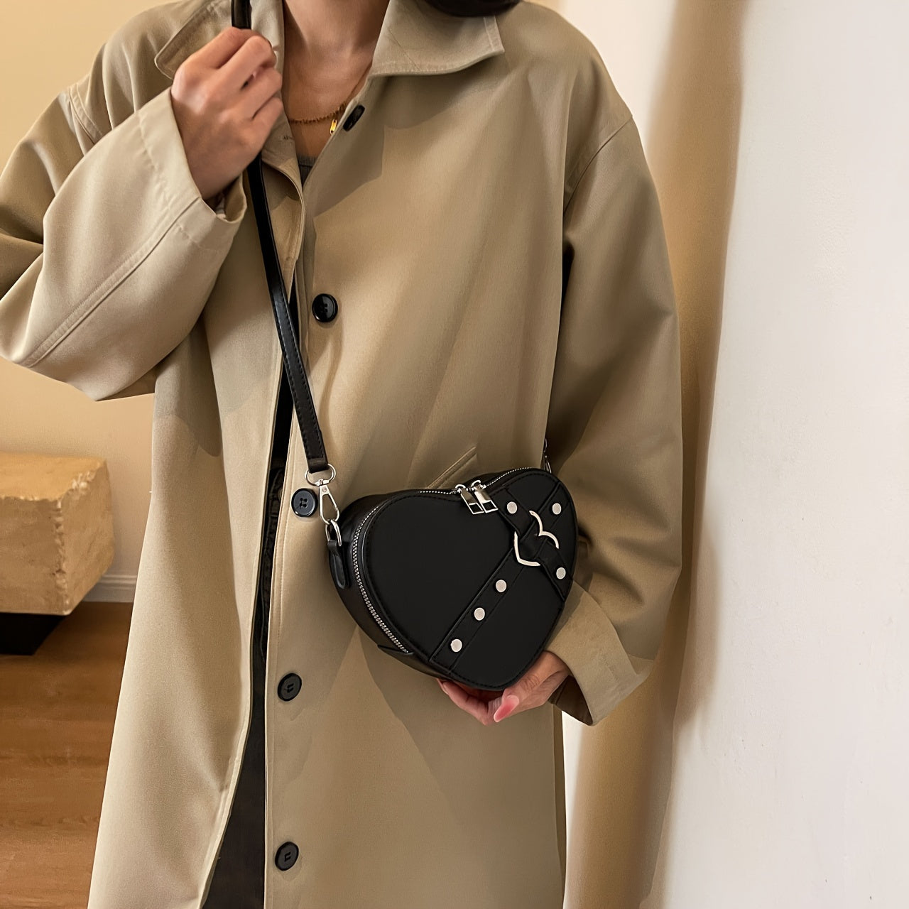 Mode Outlet | Hartvormige Schoudertas – Stijlvol & Trendy
