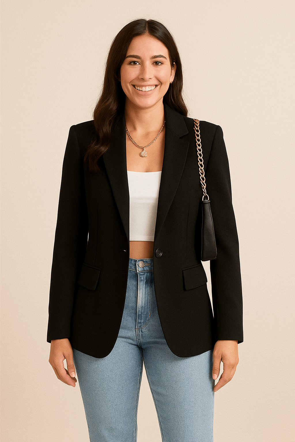 Dames blazer | Getailleerd colbert met stijlvolle pasvorm