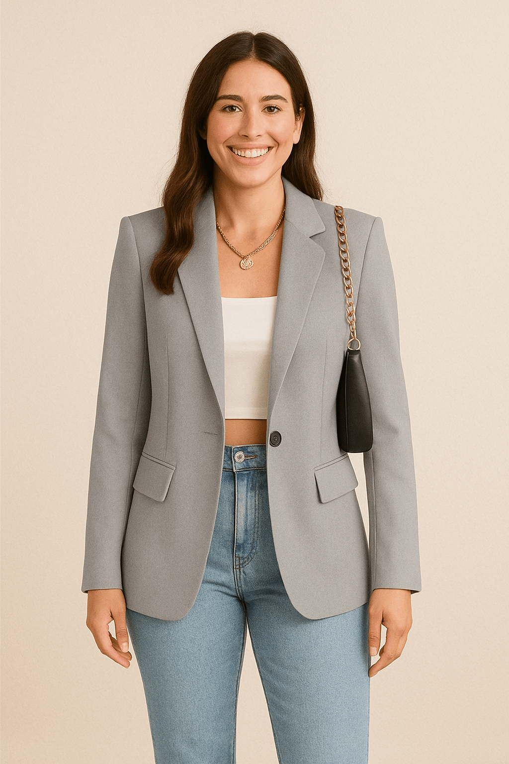 Dames blazer | Getailleerd colbert met stijlvolle pasvorm