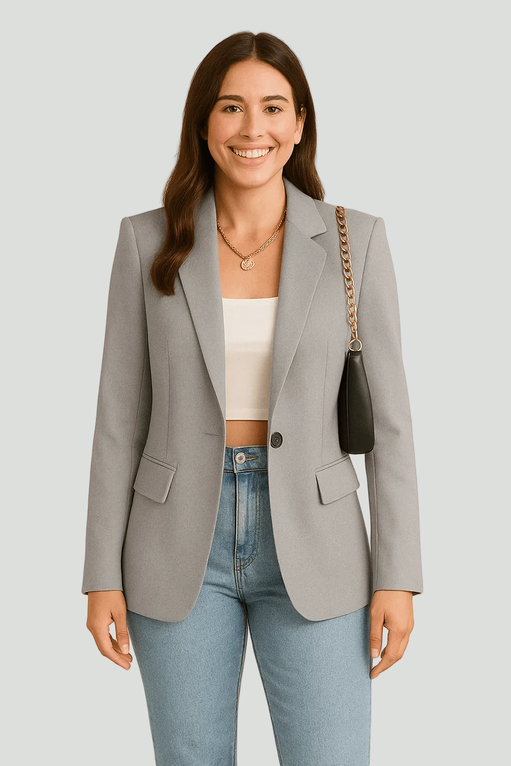 Dames Blazer | Getailleerde Pasvorm met Klassiek Revers