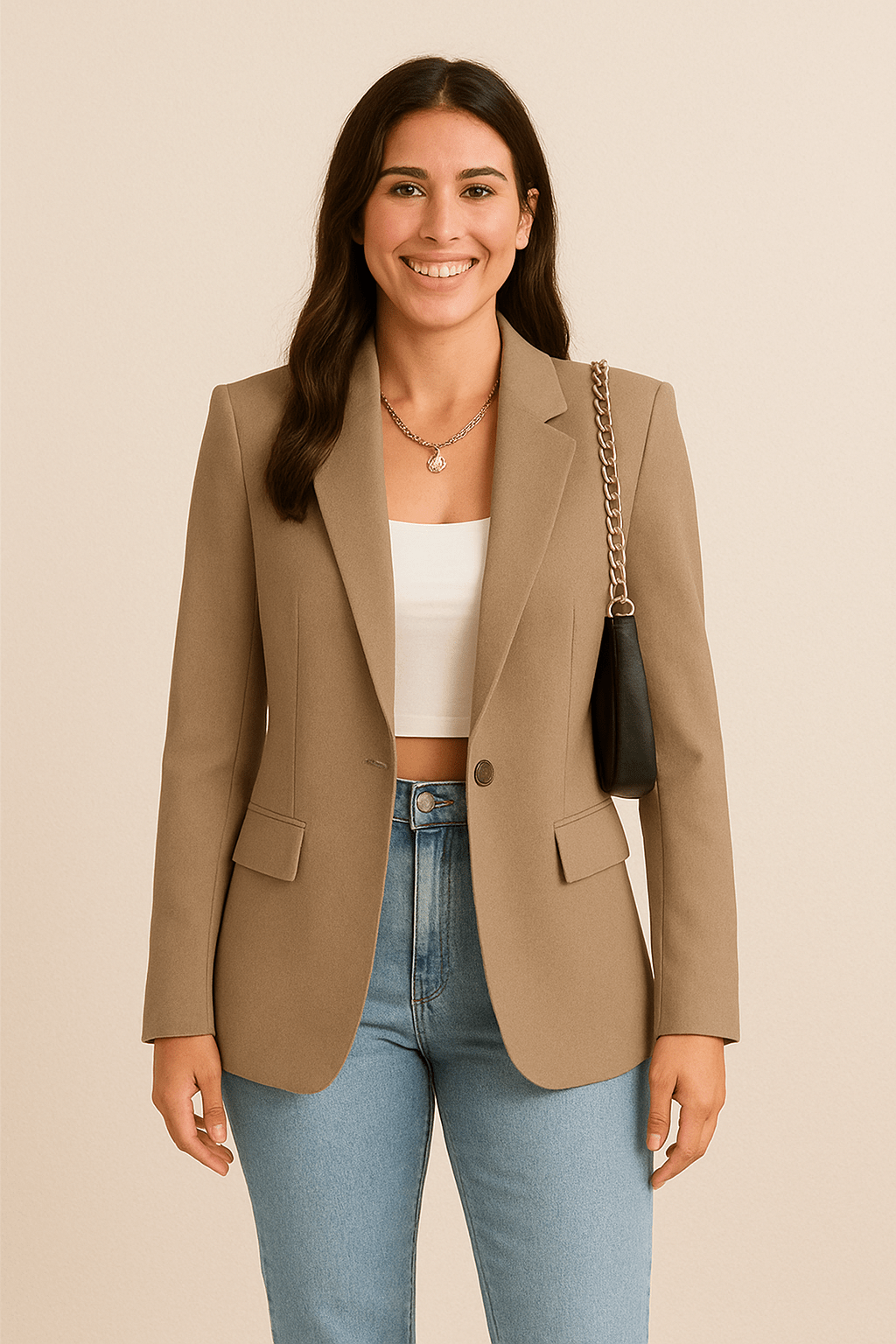 Dames blazer | Getailleerd colbert met stijlvolle pasvorm