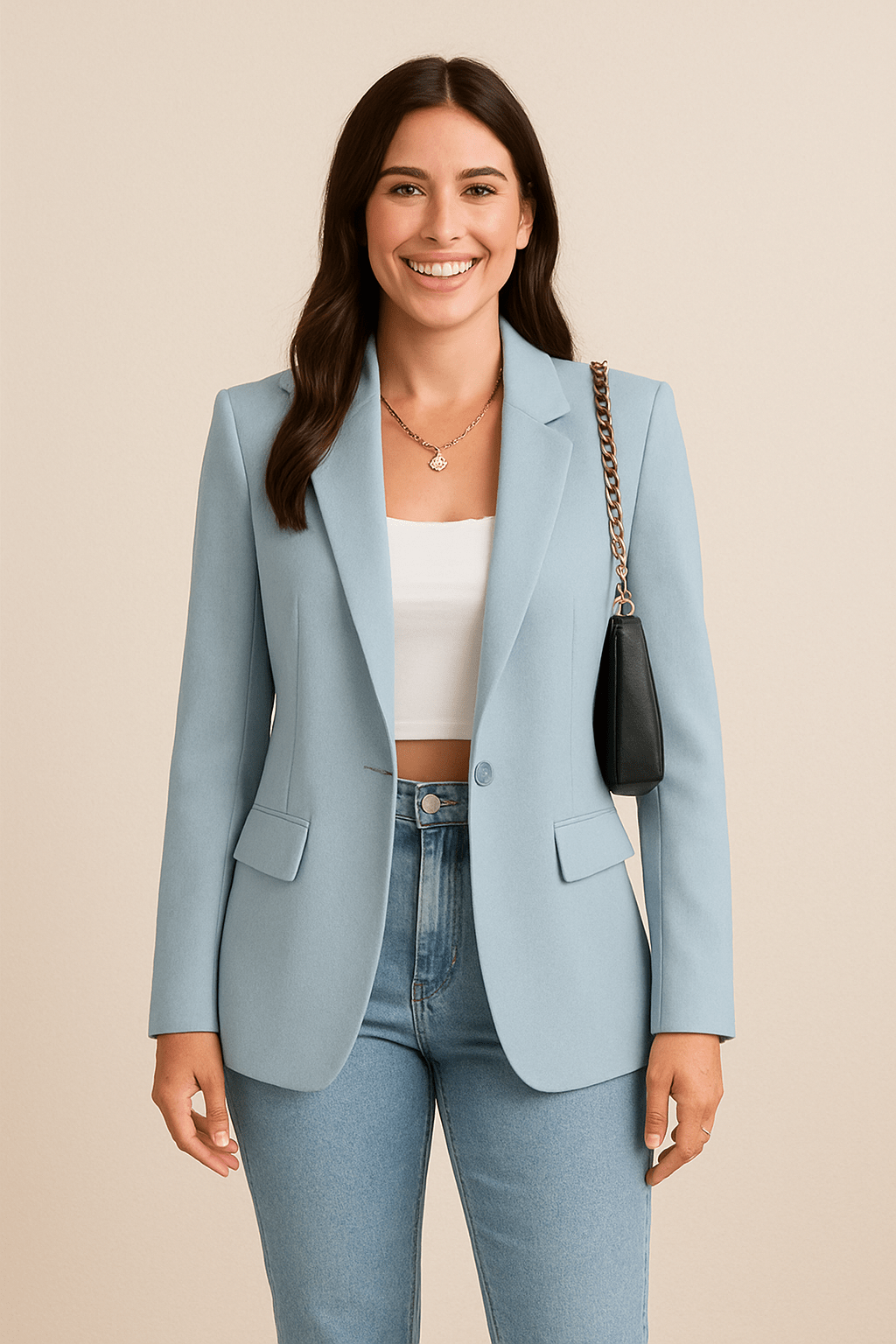 Dames blazer | Getailleerd colbert met stijlvolle pasvorm