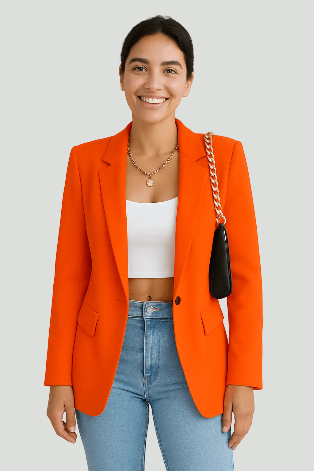Dames Blazer | Getailleerde Pasvorm met Klassiek Revers