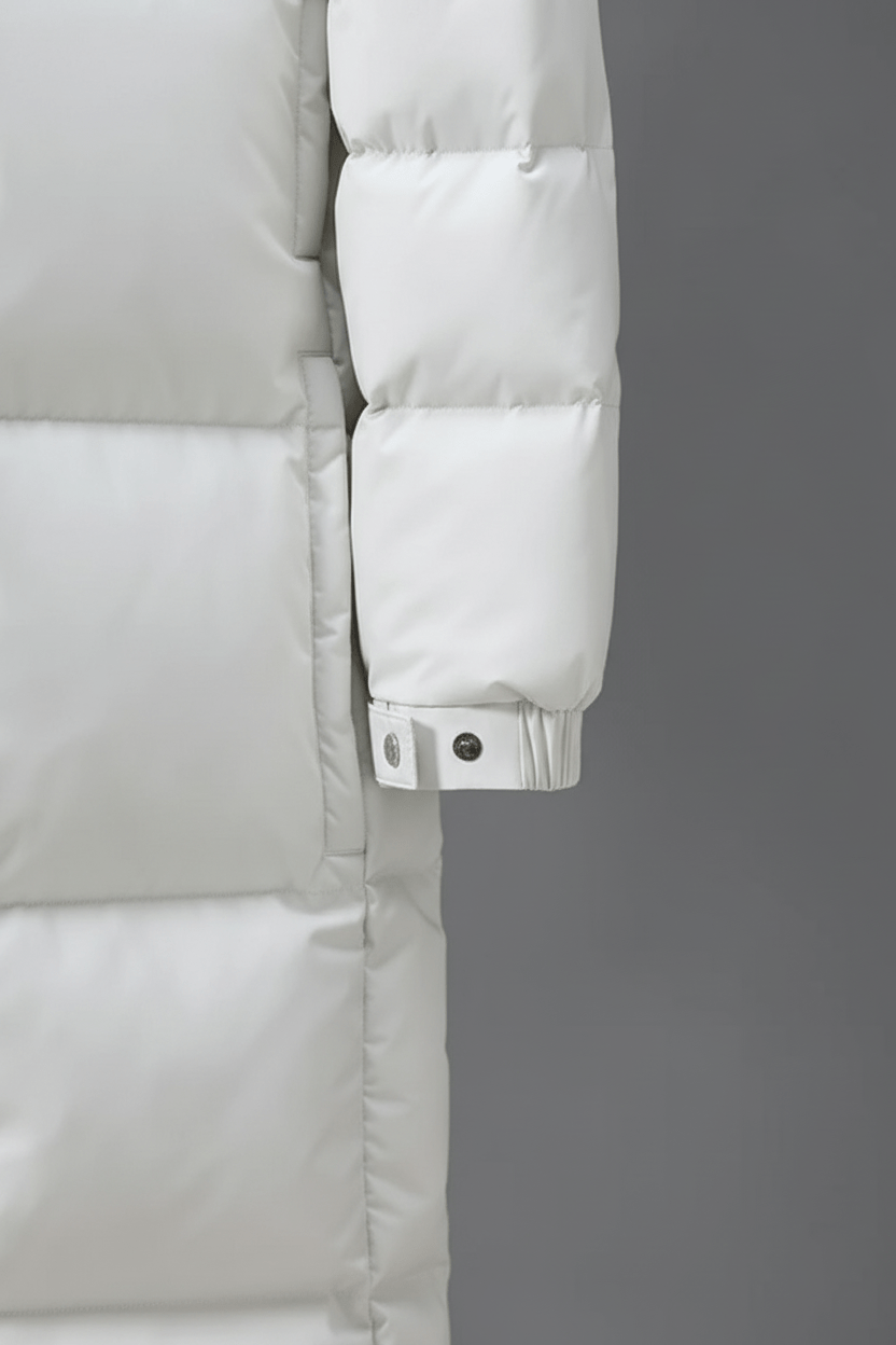 Heren Lange Jas met Capuchon en Moderne, Verzorgde Pasvorm