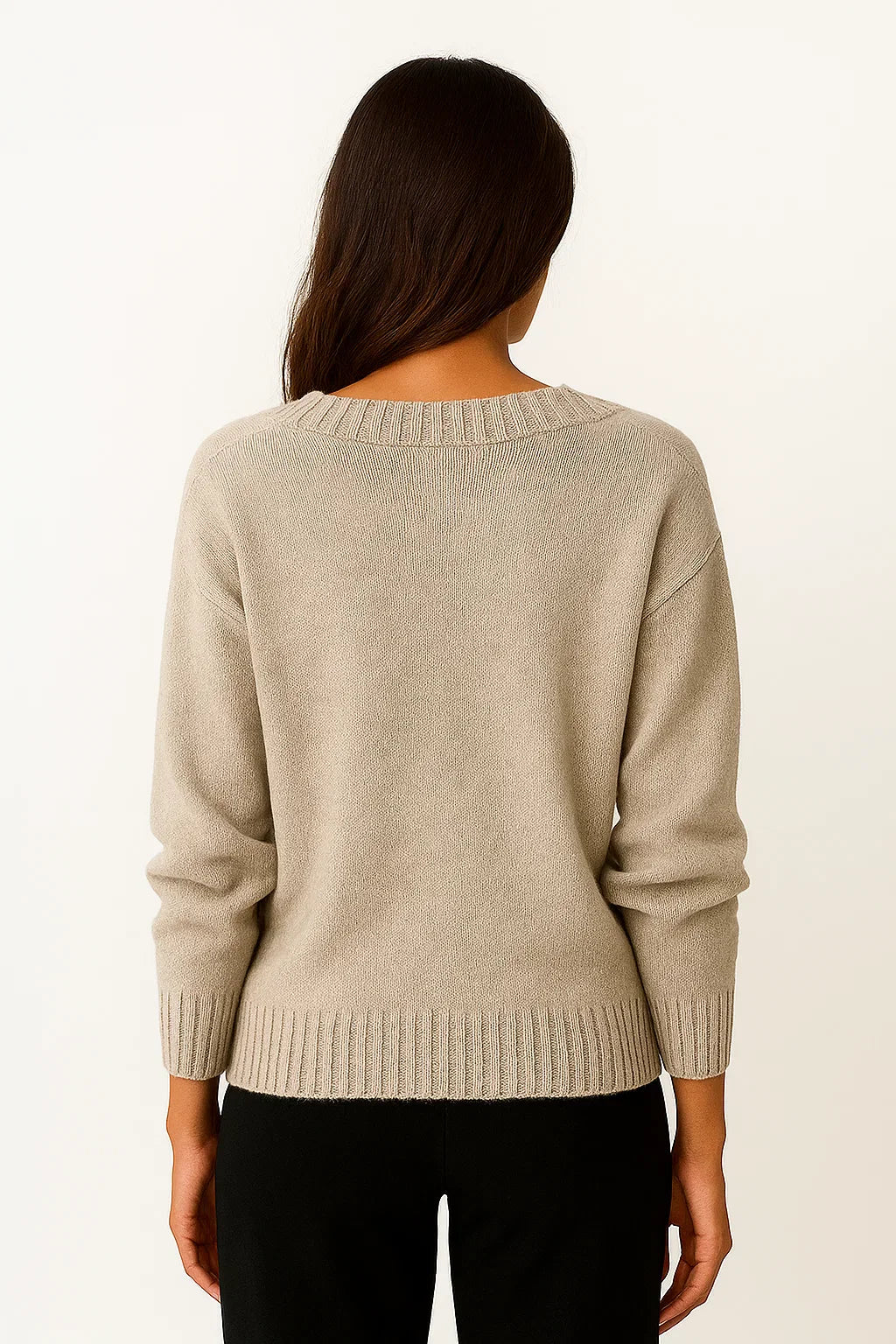 V-hals Trui Dames – Elegante en casual trui voor herfst en winter