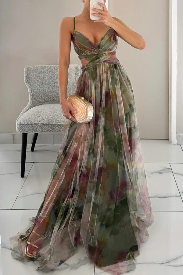 Flora | Maxi Zomerjurk met Bloemenprint – Zwierig & Vrouwelijk