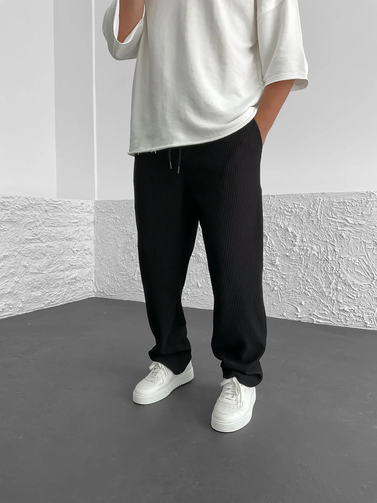 Corduroy broek heren – Relaxed fit met tijdloze ribstructuur