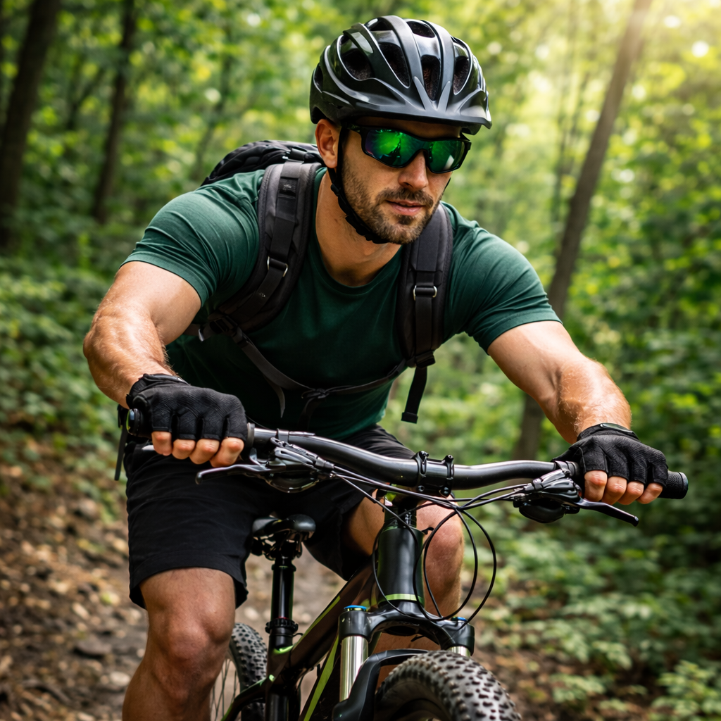 Ademende Fietshandschoenen – Gelpadding met Reflecterende Details