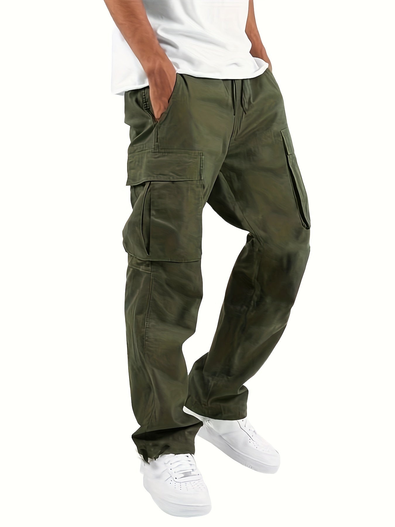 Heren Cargobroek in Oversized Fit – Stoer, comfortabel en praktisch