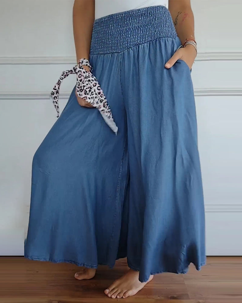 Lena | Wijde Damesbroek met Comfort Tailleband