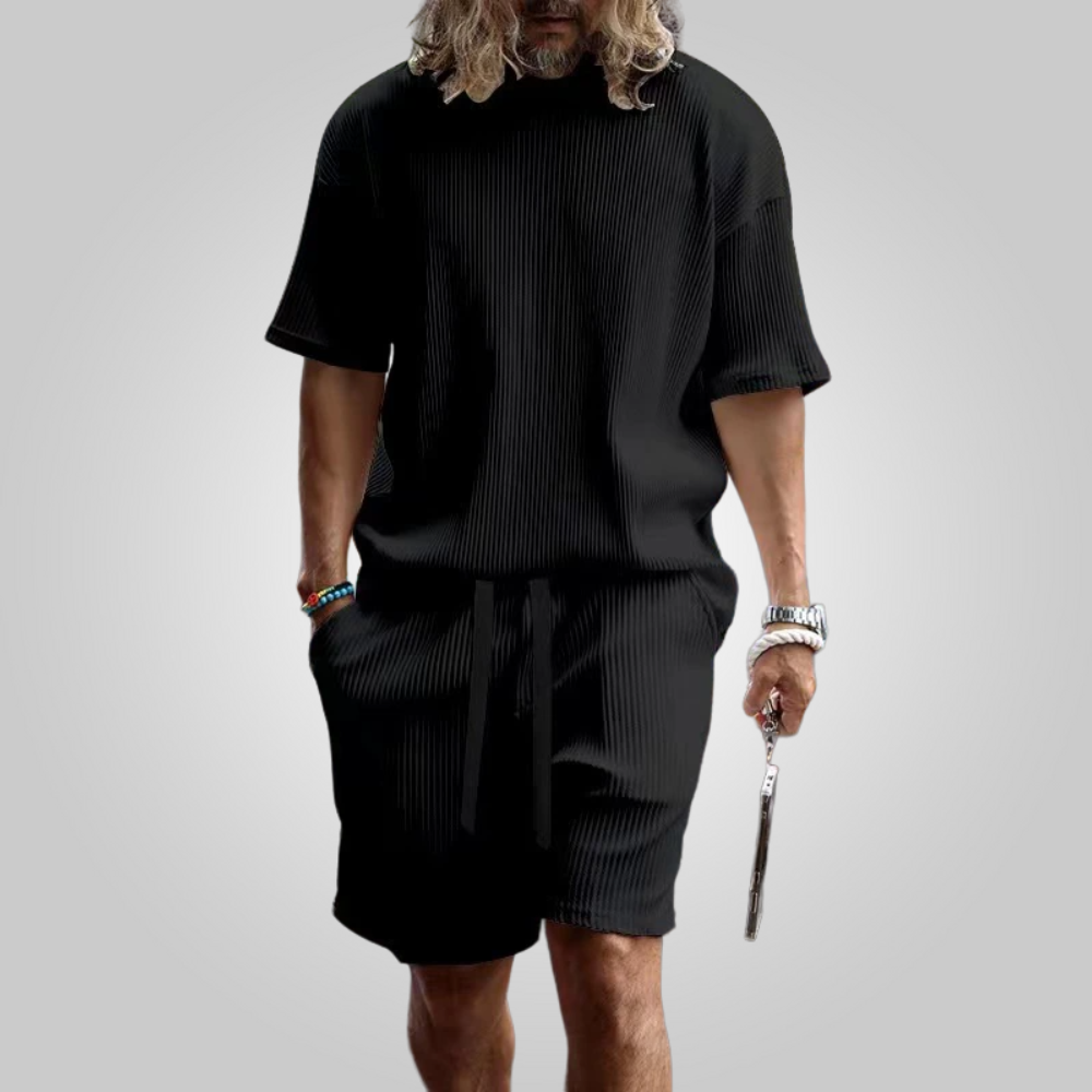 Alfy | Zomerset voor Heren met Korte Mouwen en Shorts – Luchtig, Casual & Stijlvol