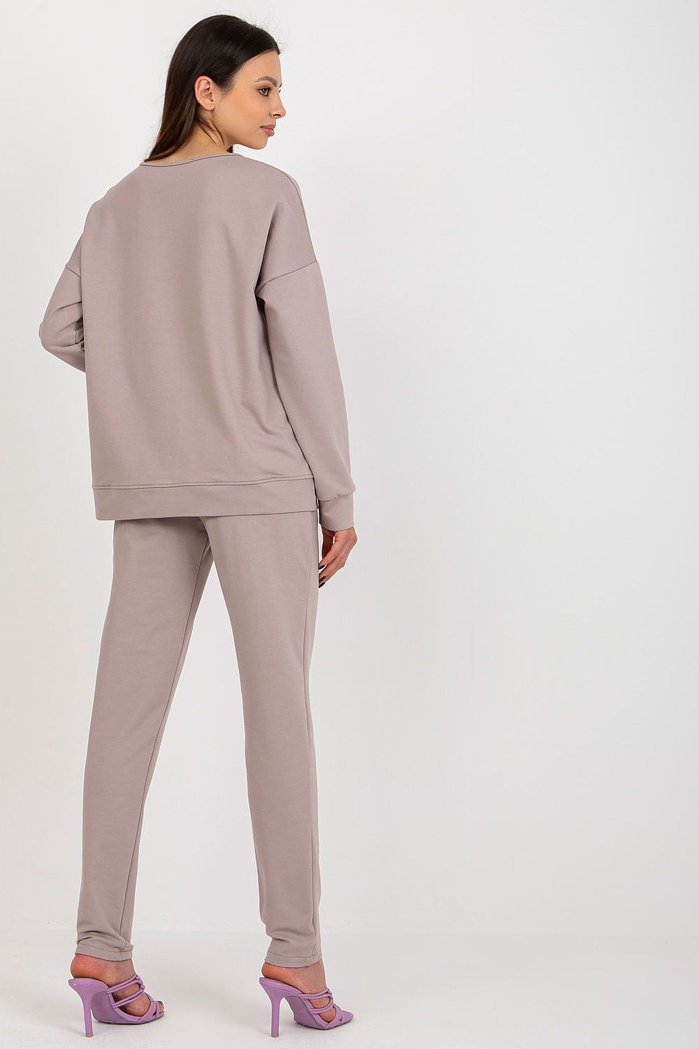 Mila - Modieuze Lounge Set met Sweater en Slim Fit Broek