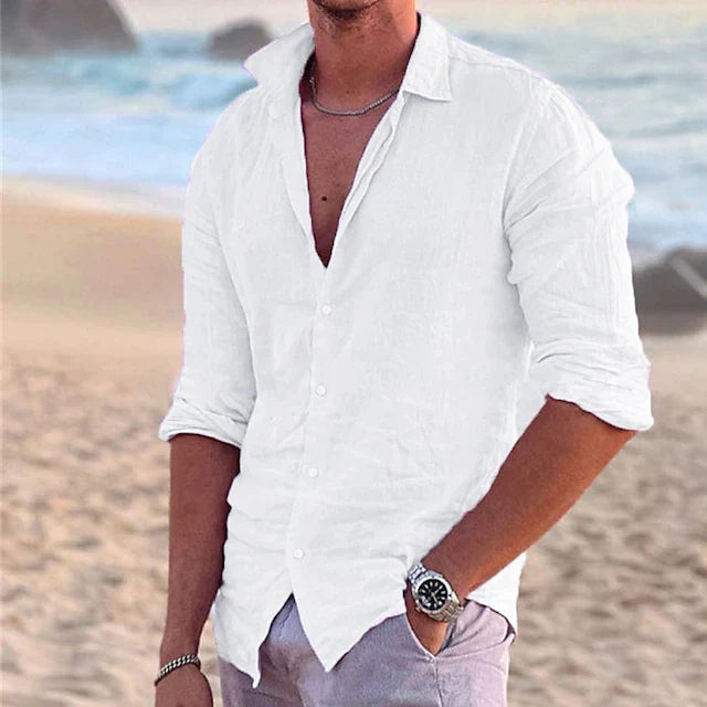Zander | Casual Zomerhemd voor Heren – Licht, Stijlvol & Ademend