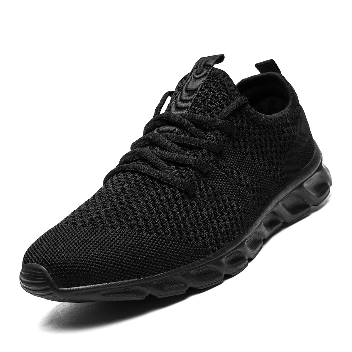Lichte, ademende heren hardloopschoenen met antislip zool