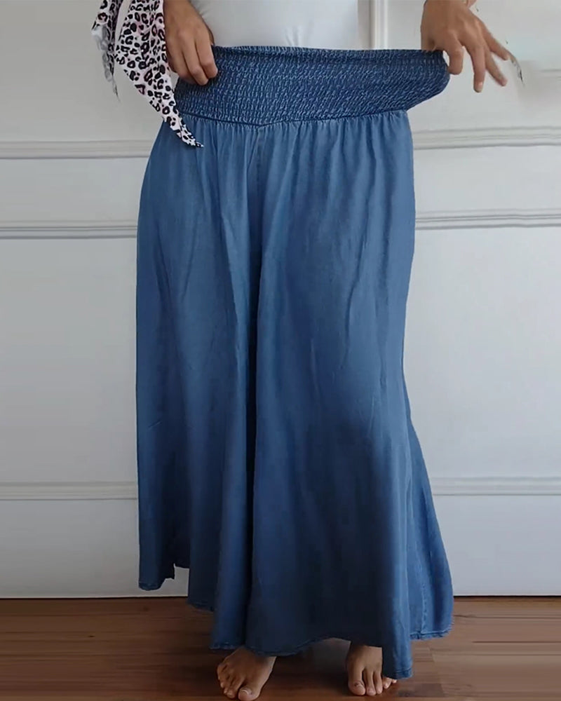 Lena | Wijde Damesbroek met Comfort Tailleband