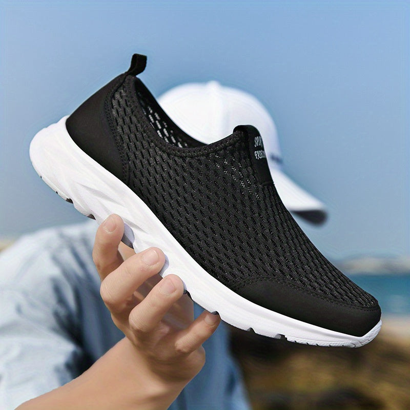 Heren Sneakers – Slip-on Model Voor Wandelen en Dagelijks Gebruik