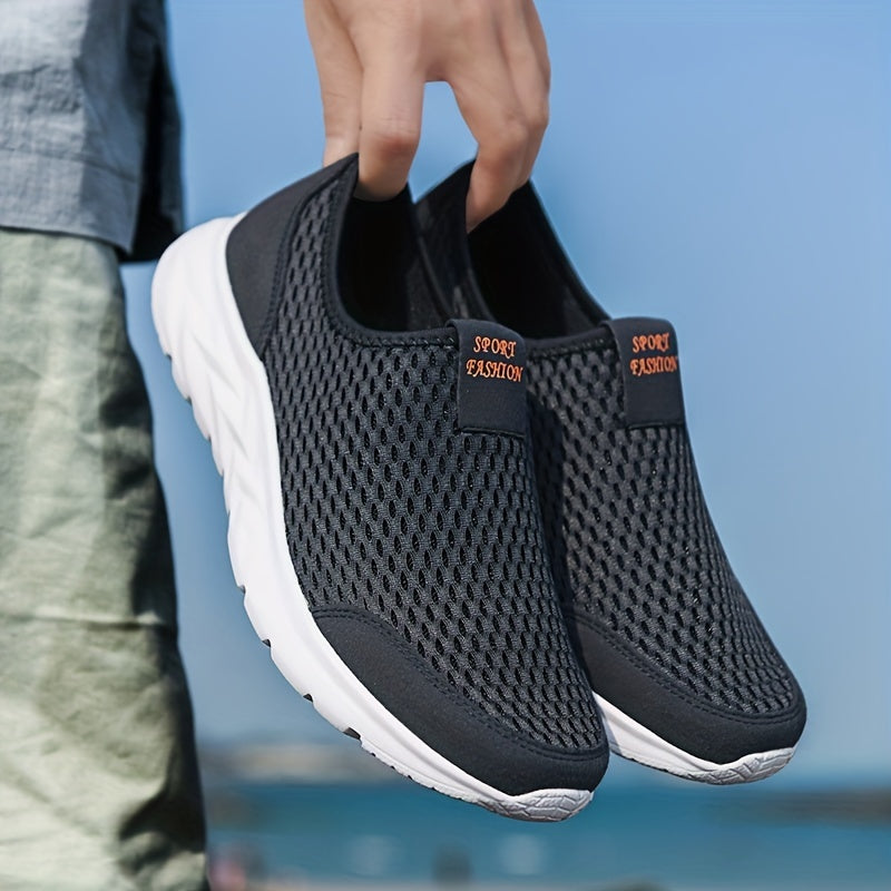 Heren Sneakers – Slip-on Model Voor Wandelen en Dagelijks Gebruik