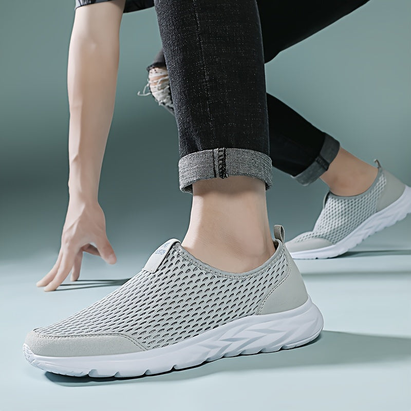 Heren Sneakers – Slip-on Model Voor Wandelen en Dagelijks Gebruik