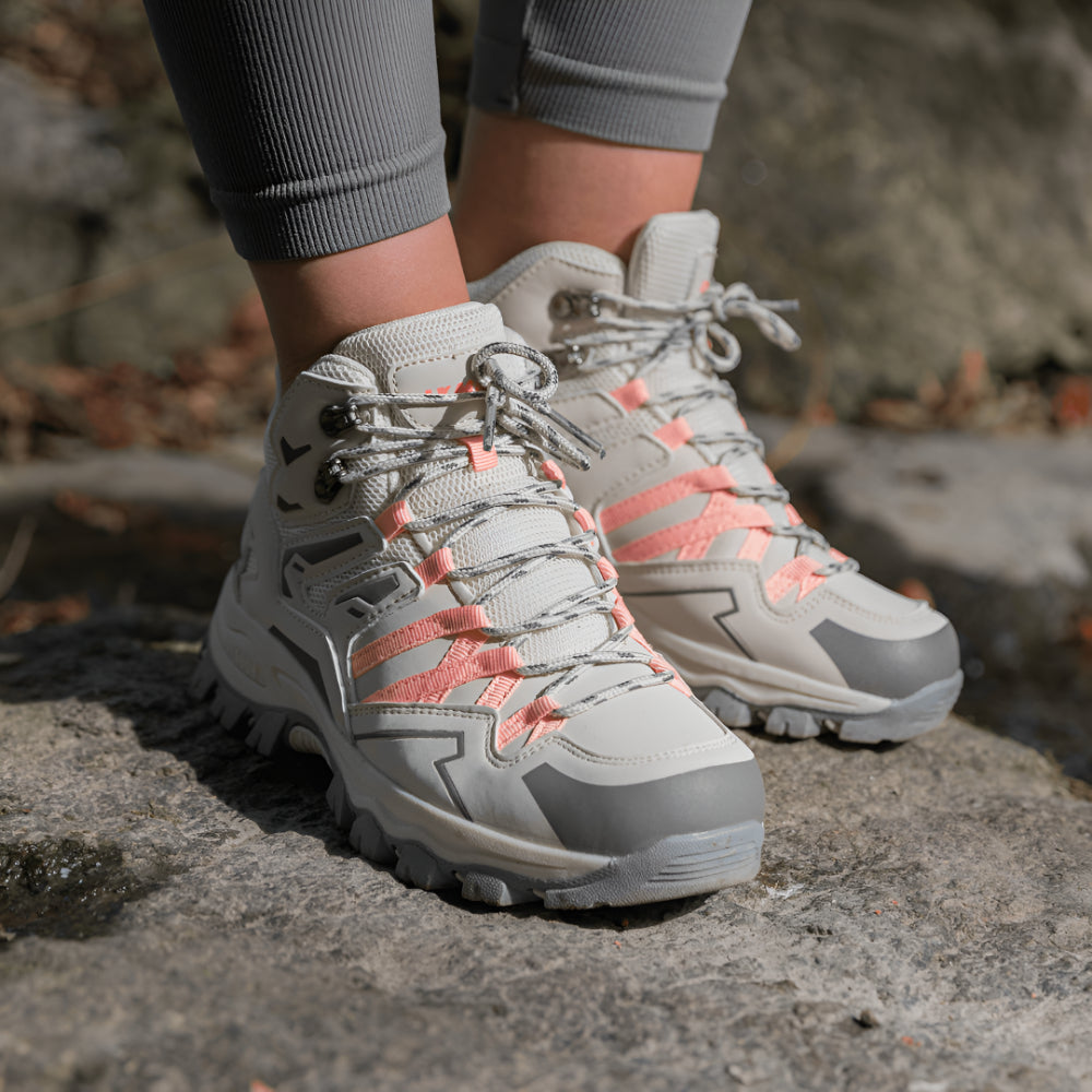 Dames Wandelschoenen met Stevige Grip en Comfortabele Pasvorm