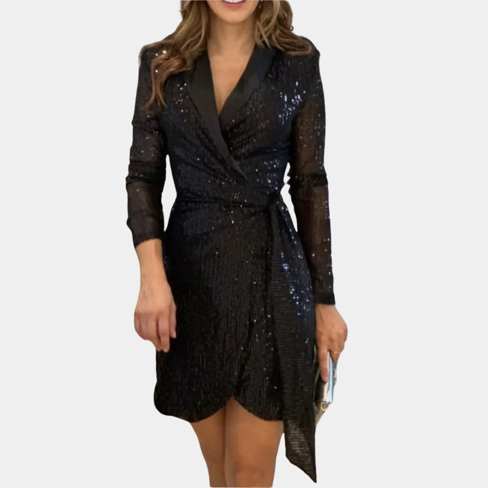 Valentina | Elegante Blazerjurk met Ceintuur – Glamoureus & Stijlvol