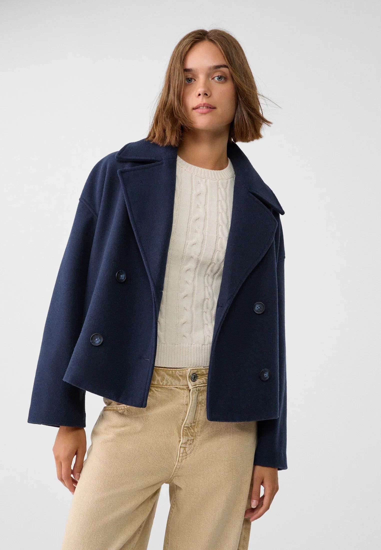 Mode Outlet | Kort Cropped Jasje – Trendy & Tijdloos