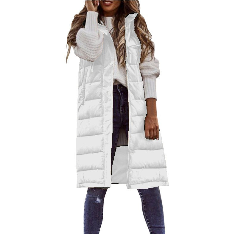 Oversized Dames Bodywarmer met Capuchon – Gewatteerd en Stijlvol voor het Najaar