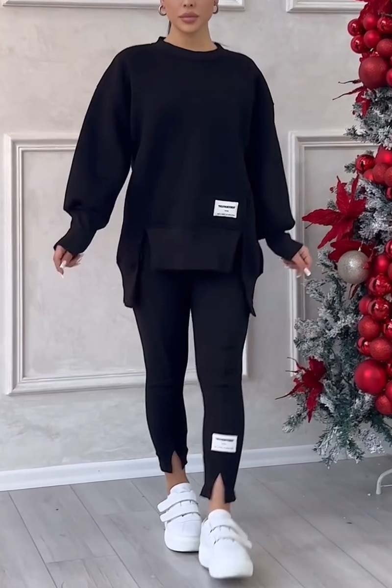 Dames Oversized Trainingspak Set met Zachte Stof en Moderne Pasvorm