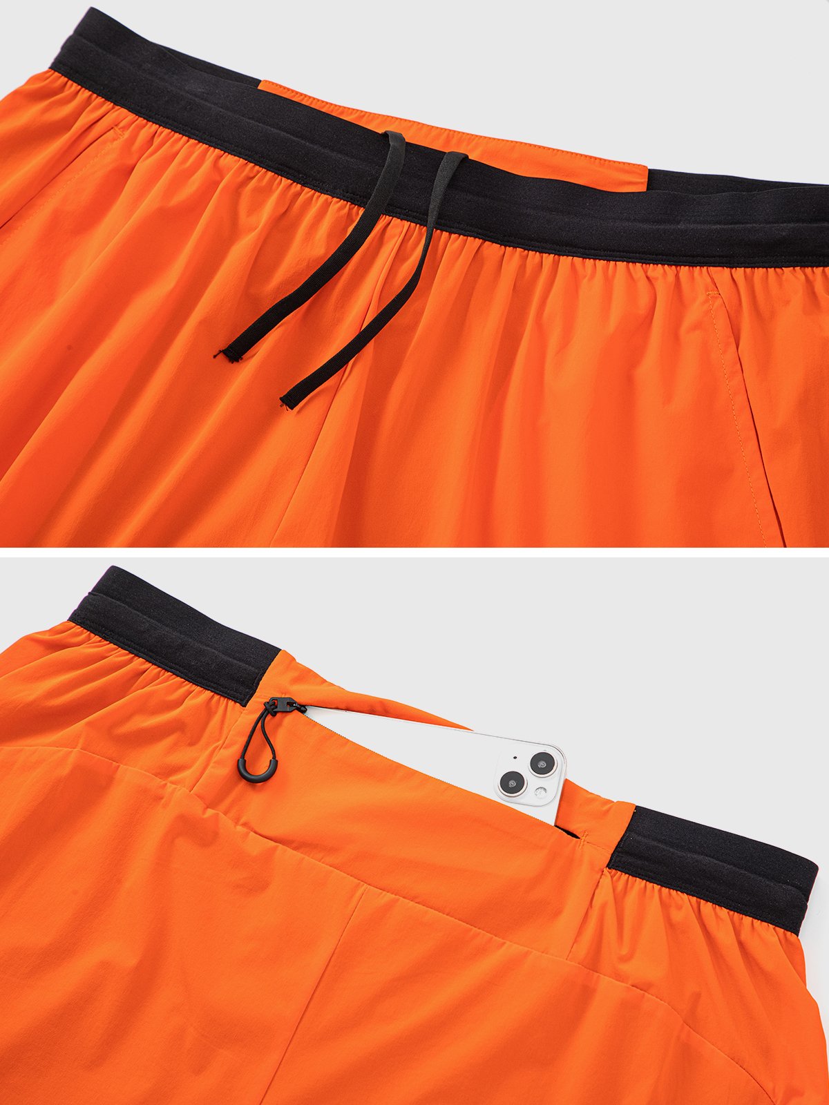 Liam Men's 2-in-1 Hardloop Short met Telefoonvak voor Ultiem Comfort en Bewegingsvrijheid