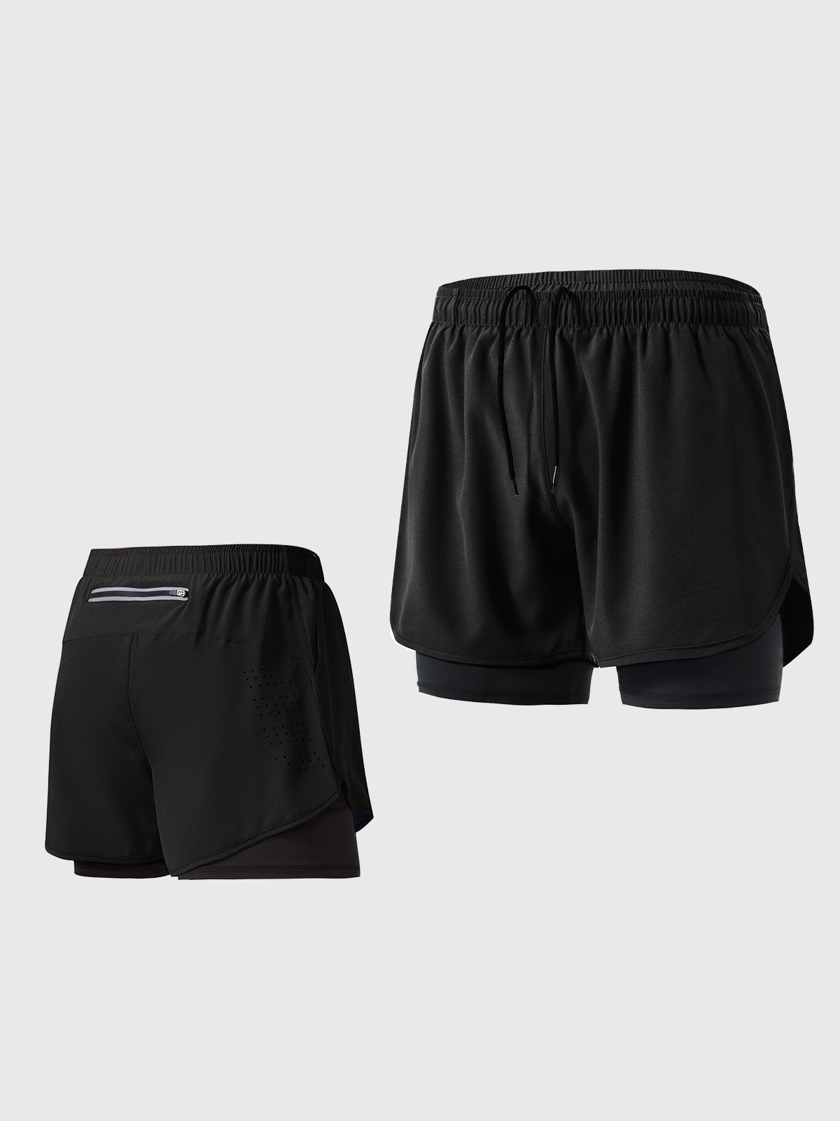 Xavier | 2-in-1 Sportshort – Bewegingsvrijheid & Functioneel Design