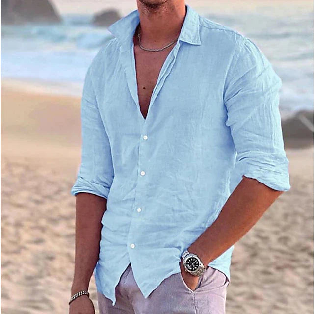 Zander | Casual Zomerhemd voor Heren – Licht, Stijlvol & Ademend
