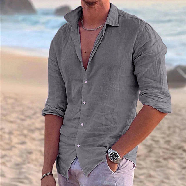 Zander | Casual Zomerhemd voor Heren – Licht, Stijlvol & Ademend