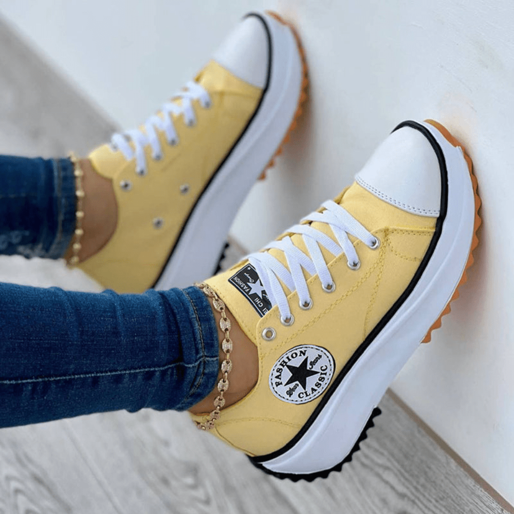 Plateausneakers voor Dames