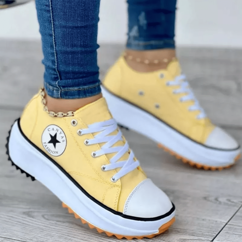 Plateausneakers voor Dames