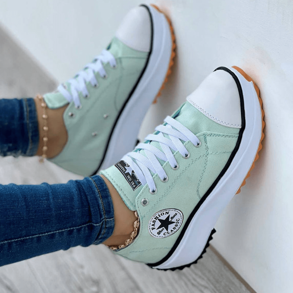 Plateausneakers voor Dames