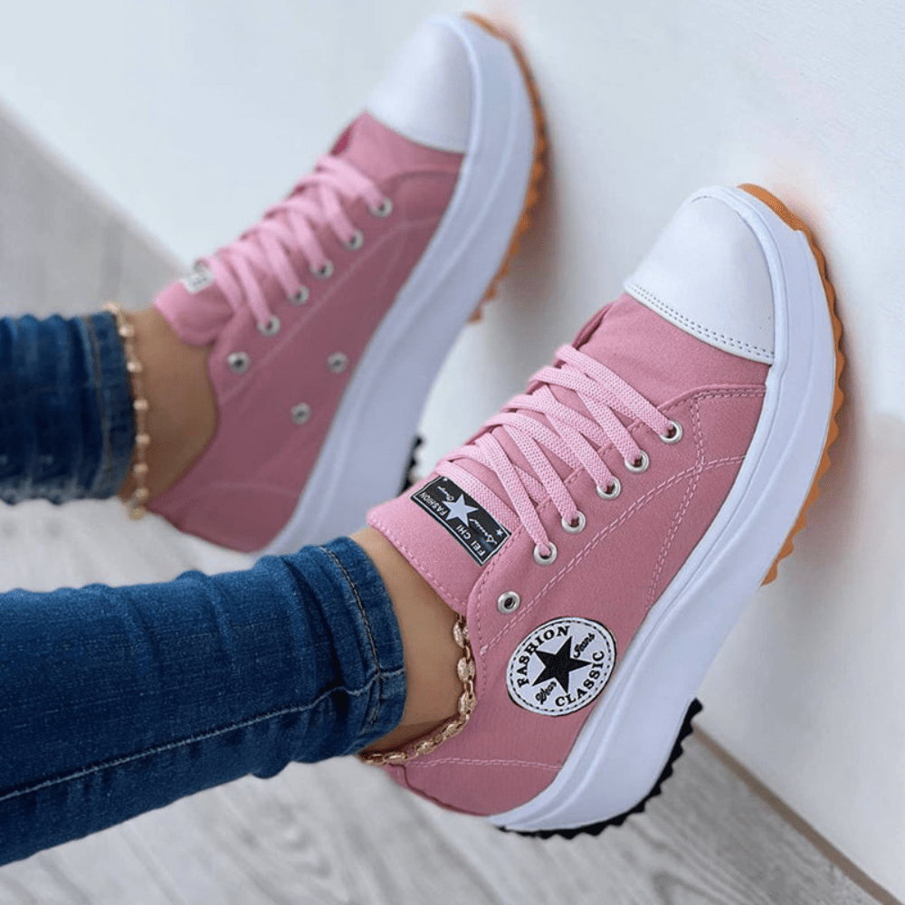 Plateausneakers voor Dames