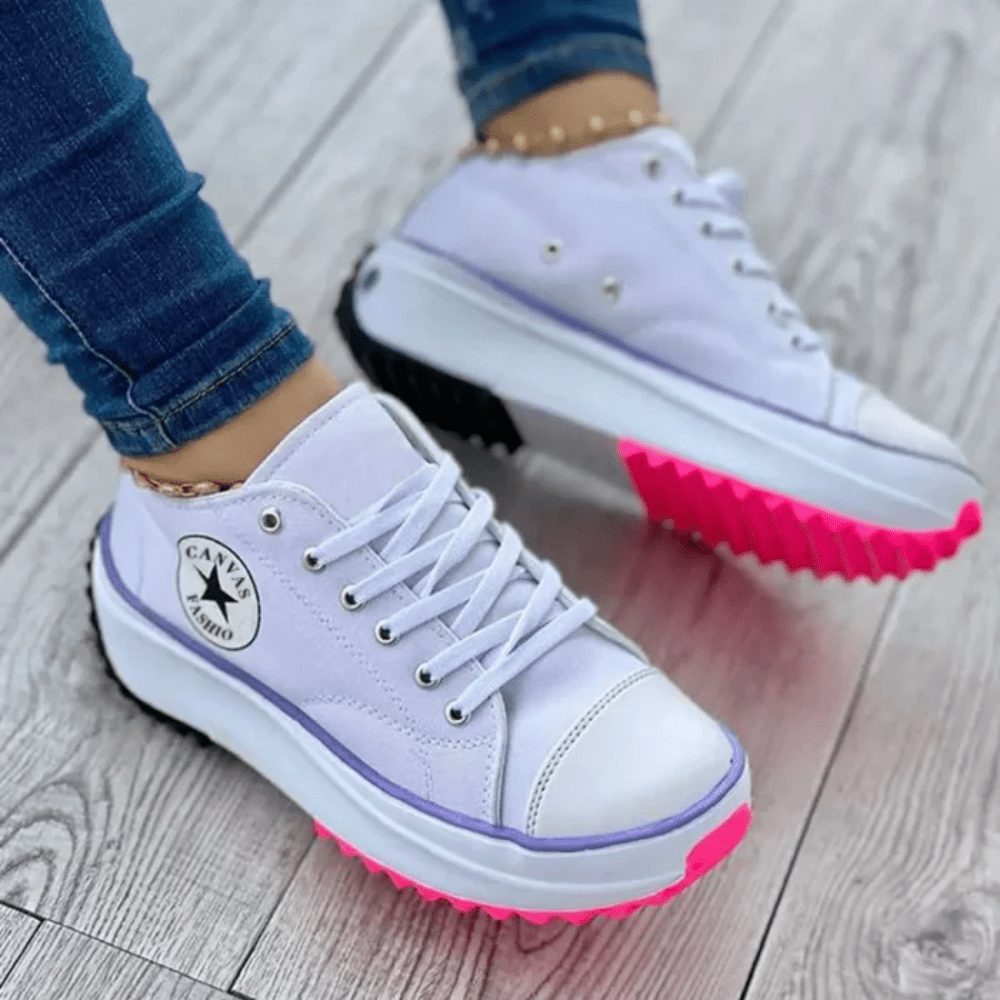 Plateausneakers voor Dames