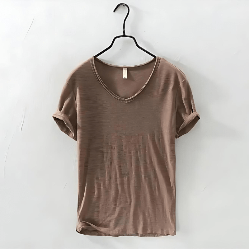V-hals T-shirt voor heren – stijlvol en comfortabel